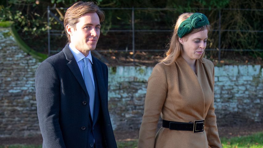 Edoardo Mapelli Mozzi und seine Verlobte, Prinzessin Beatrice, im Dezember 2019