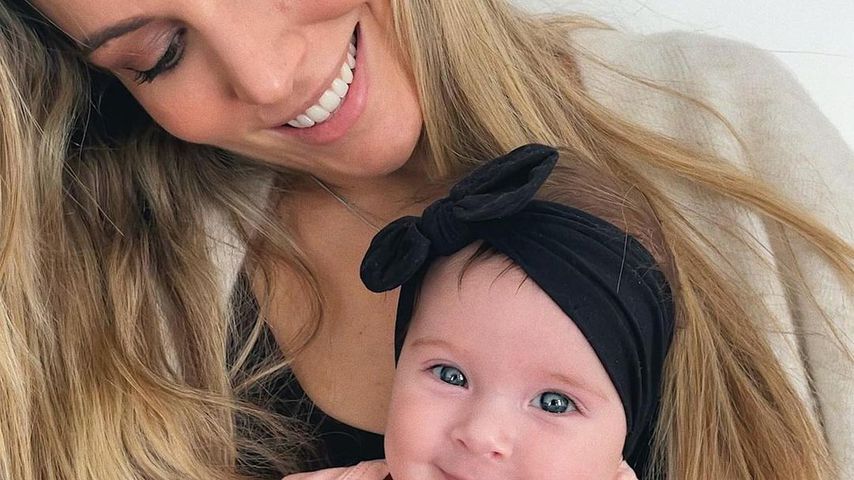 Edurne Garcia und ihre Tochter Yanay im Mai 2021