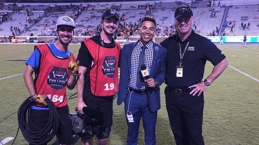Edward Aschoff im Scott Stadium, 2019
