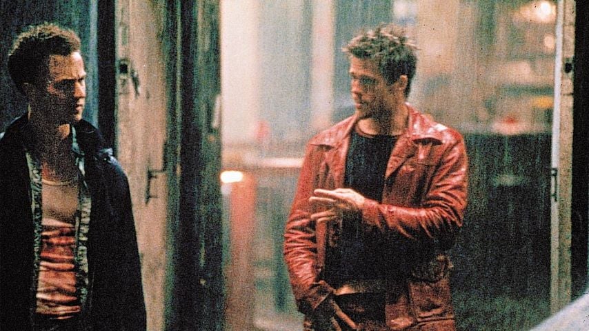 Edward Norton und Brad Pitt in einer Szene aus "Fight Club"