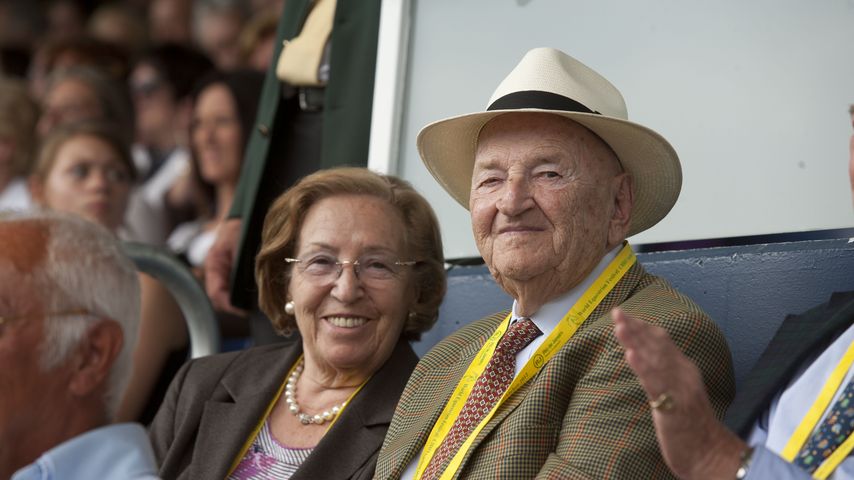 Egidius Braun und seine Ehefrau Marianne im Juli 2012 in Aachen