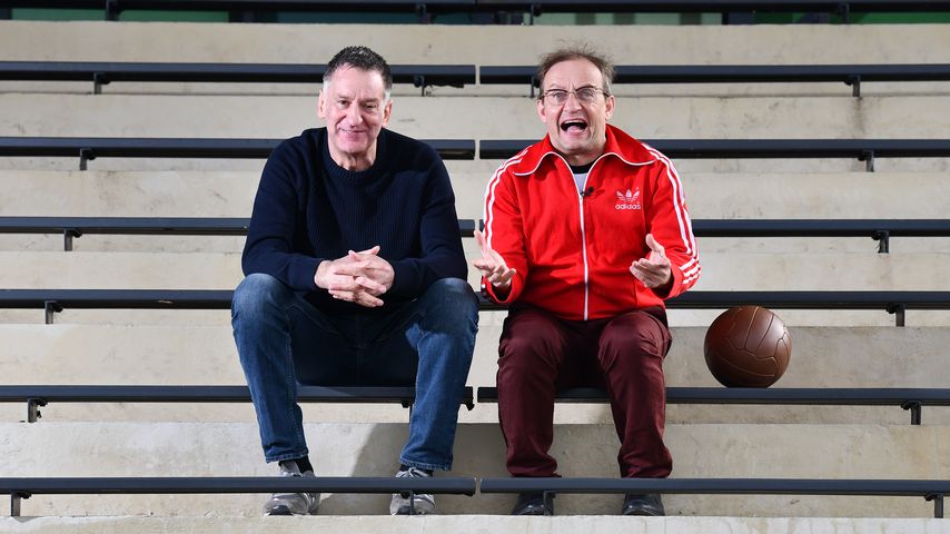 Eike Immel und Wigald Boning im März 2018 in Stadtallendorf