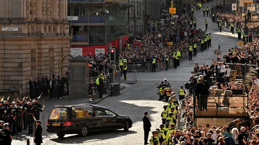 Edinburgh fünf Tage nach dem Tod der Queen