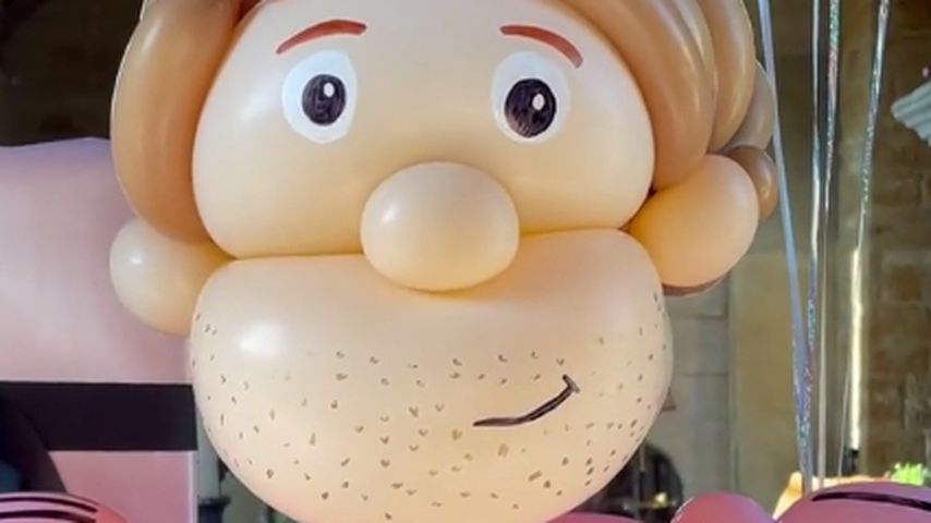 Ein David Beckham-Ballon
