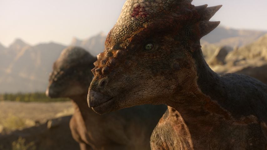 Szene aus der Netflix-Doku "Die Dinosauerier"