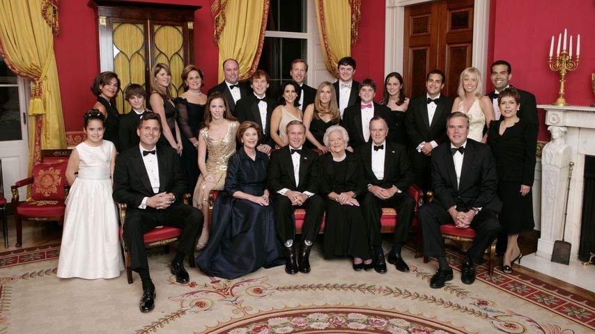 Die Familie Bush in Washington DC im Januar 2005