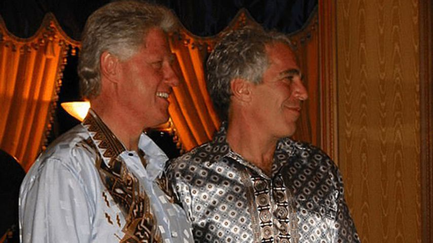 Ein Foto aus den Epstein-Akten zeigt Bill Clinton und Jeffrey Epstein
