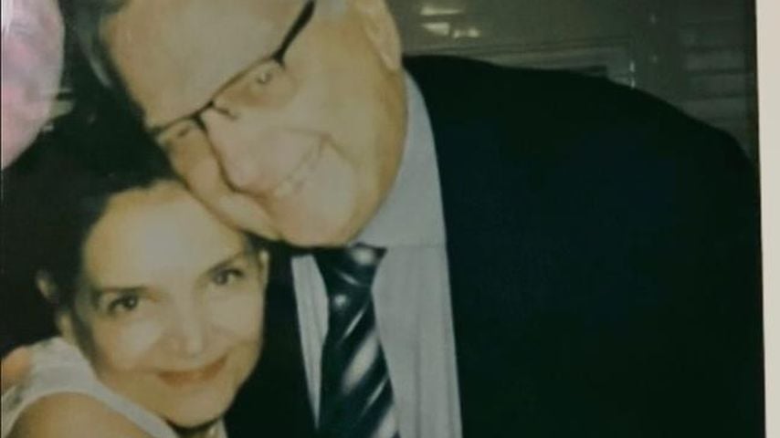 Ein Polaroid-Foto mit Katie Holmes und ihrem Vater Martin Holmes zum Vatertag 2026.