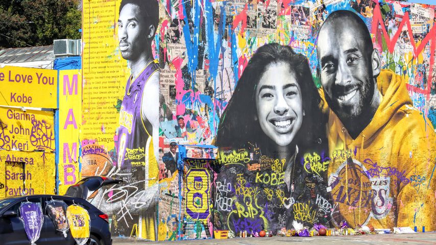 Ein Porträt von Gianna und Kobe Bryant