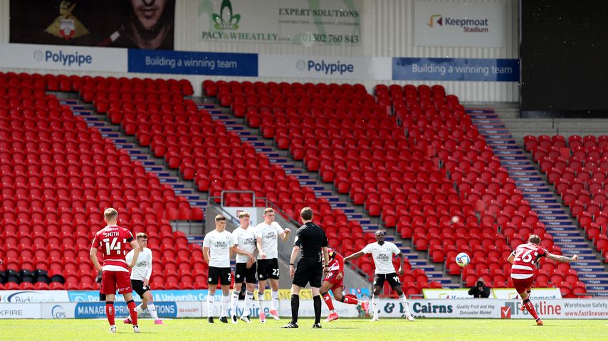 Ein Spiel der Doncaster Rovers