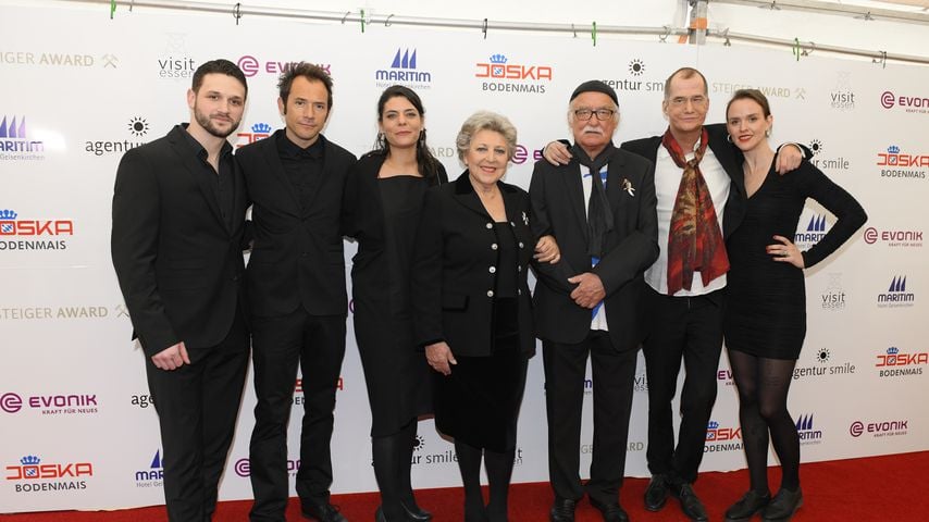 Ein Teil des "Lindenstraße"-Casts im März 2020 in Bochum