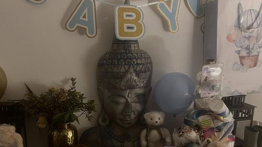 Sarah Joelle Jahnels Baby Reveal x Christmas Party