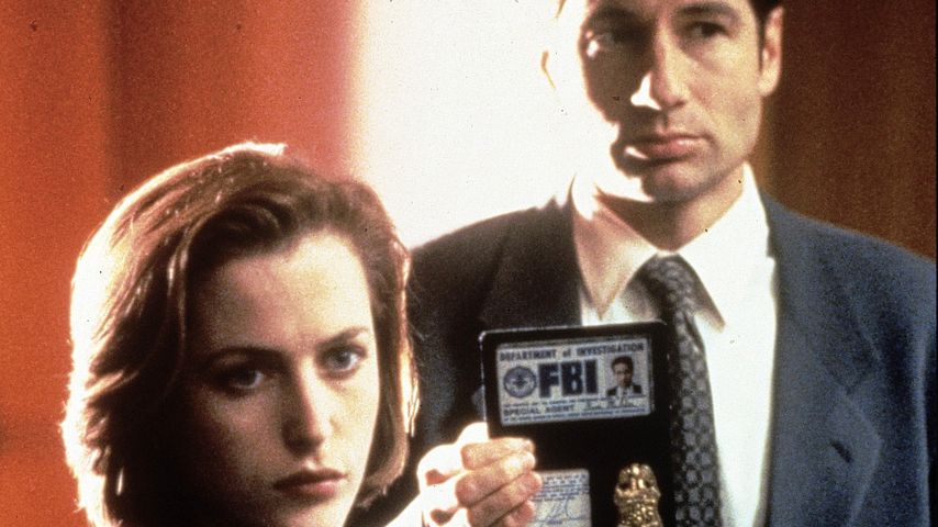 Gillian Anderson und David Duchovny als Scully und Mulder in "Akte X"