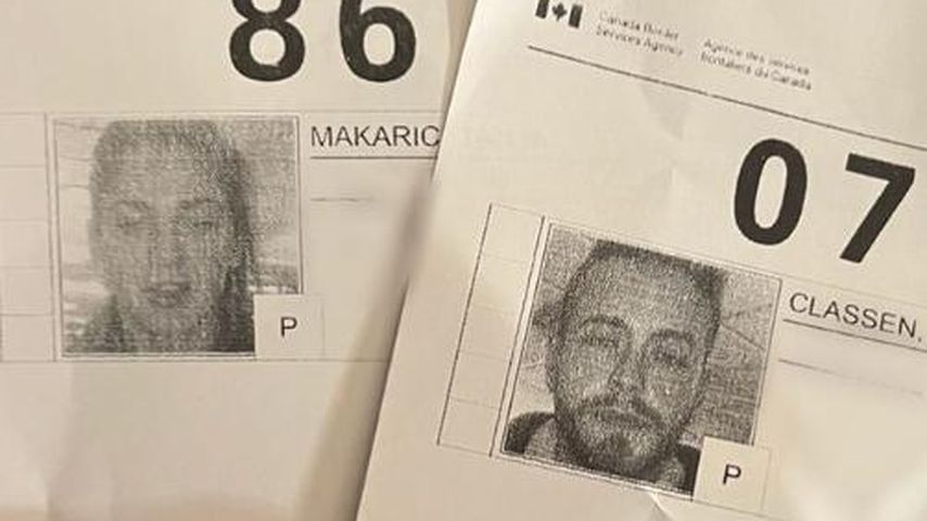 Einreisedokumente von Tanja Makarić und Julian Claßen