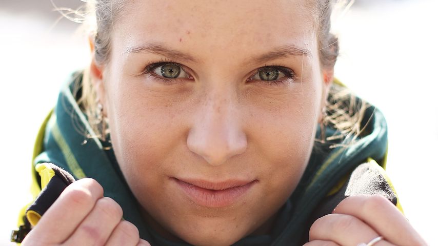 Eiskunstläuferin Ekaterina Alexandrovskaya im Februar 2018