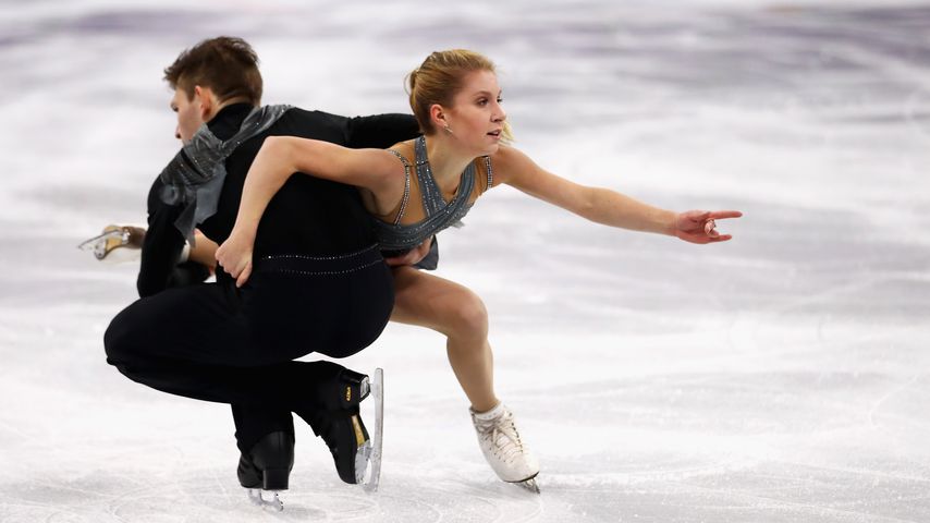 Ekaterina Alexandrovskaya beim Eiskunstlauf