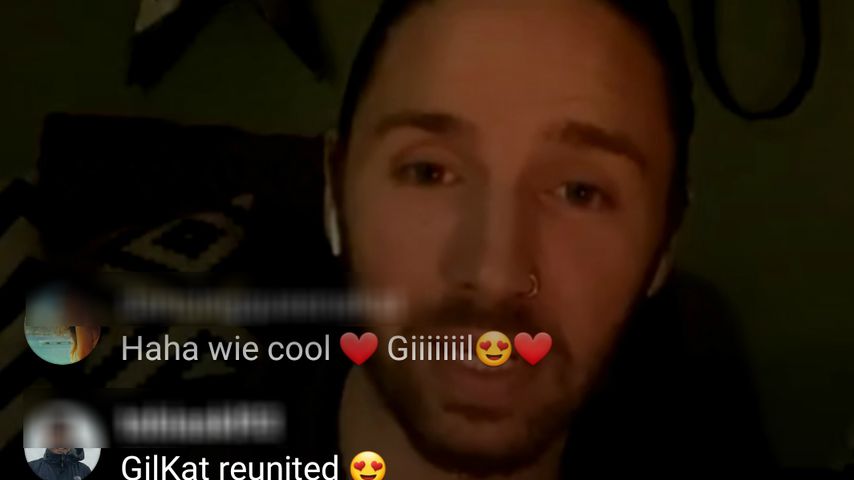 Ekaterina Leonova mit ihrer Cousine Maria und Gil Ofarim im Livestream