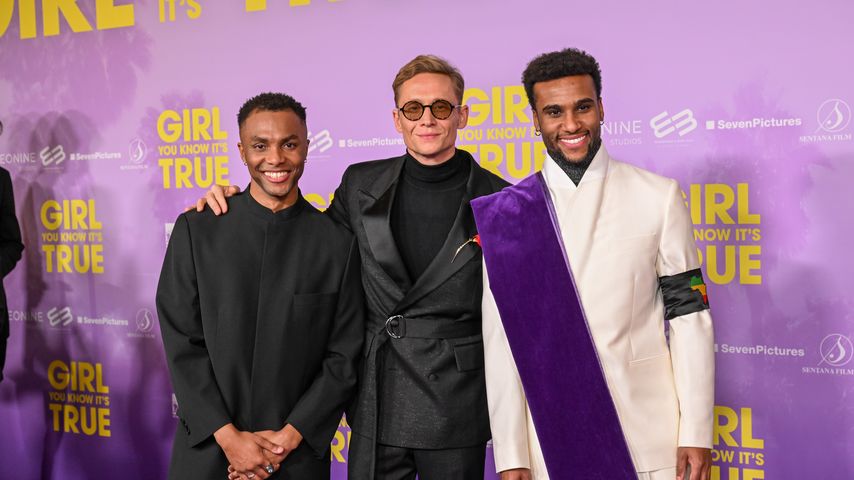 Elan Ben Ali, Matthias Schweighöfer und Tijan Njie auf der "Girl You Know It's True"-Premiere