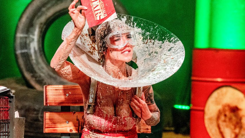 Elena Miras beim Spiel "Du blöder Mixer"