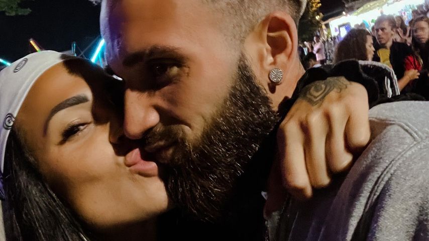 Elena Miras mit ihrem Freund Leandro Teixeira