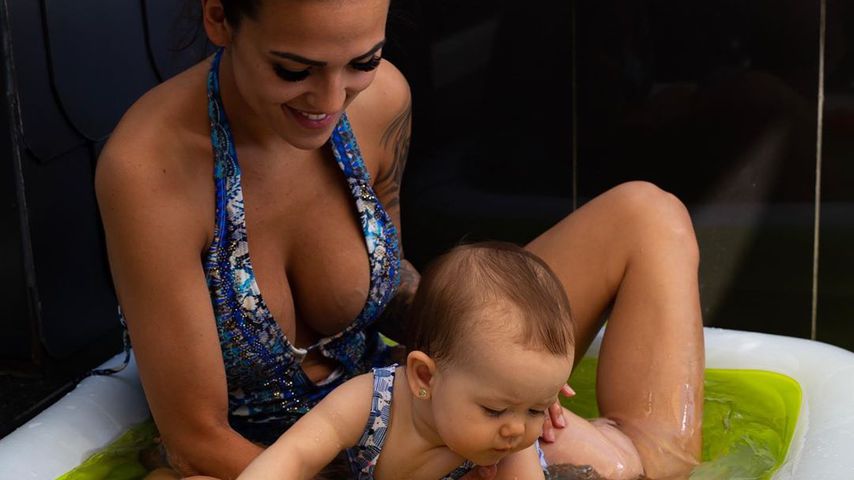 Elena Miras mit ihrer Tochter Aylen