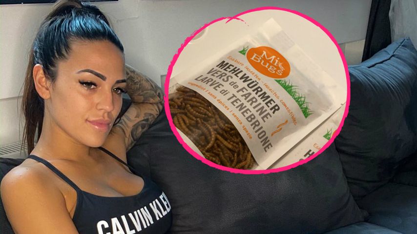 Insekten-Snack: Elena Miras übt fleißig fürs Dschungelcamp!