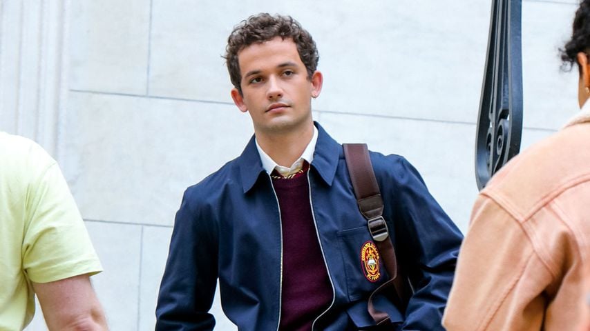 Eli Brown am Set von "Gossip Girl"