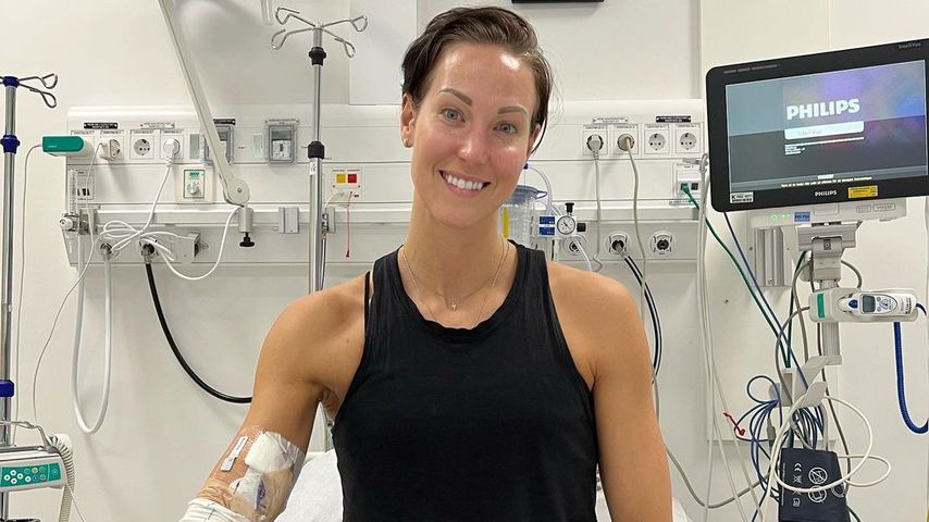 Elin Kjos im Krankenhaus
