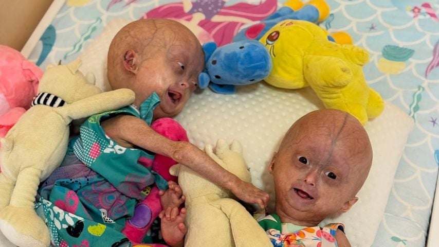 Elis Lima Carneiro mit ihrer Schwester Eloa, Februar 2026