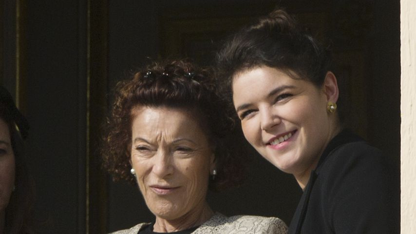 Elisabeth-Anne de Massy mit ihrer Tochter Melanie, November 2011