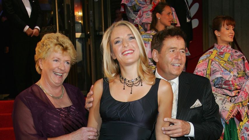 Elisabeth, Stefanie und Eberhard Hertel bei der Goldenen Henne 2007