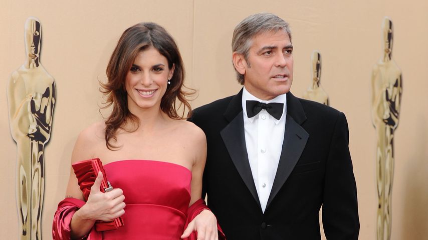Elisabetta Canalis und George Clooney im März 2010