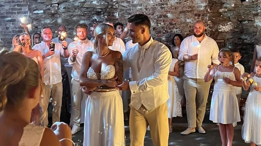 Eliza und Cedric Beidinger bei ihrem Hochzeitstanz, Juli 2026