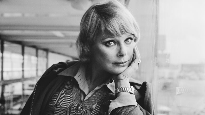 Elke Sommer in Großbritannien, 28. Februar 1974