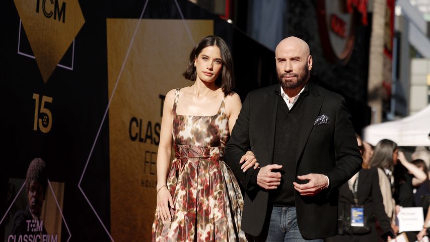 Papa-Tochter-Duo: John Travolta und Ella posieren gemeinsam