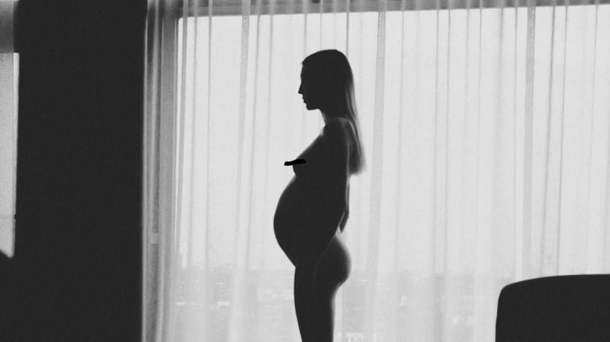 Schwangere Ella Richards, Model