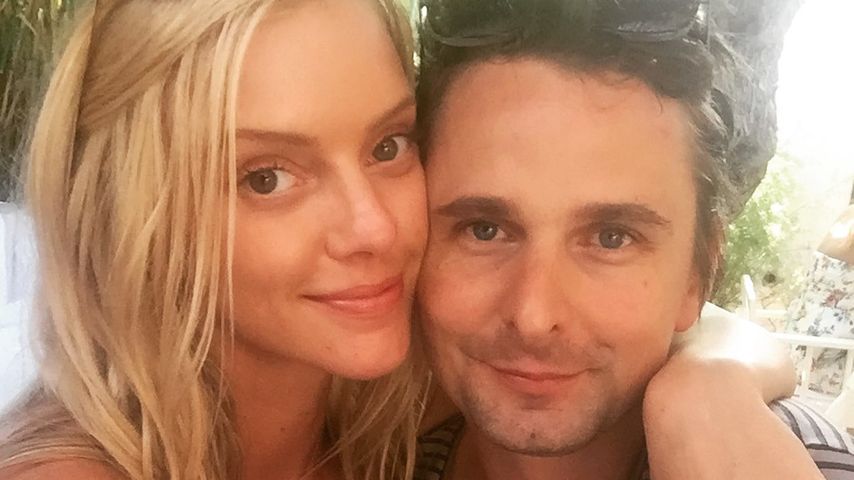 Elle Evans und Matthew Bellamy im Juli 2020