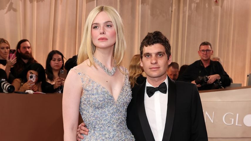 Elle Fanning und Gus Wenner bei den Golden Globe Awards 2026
