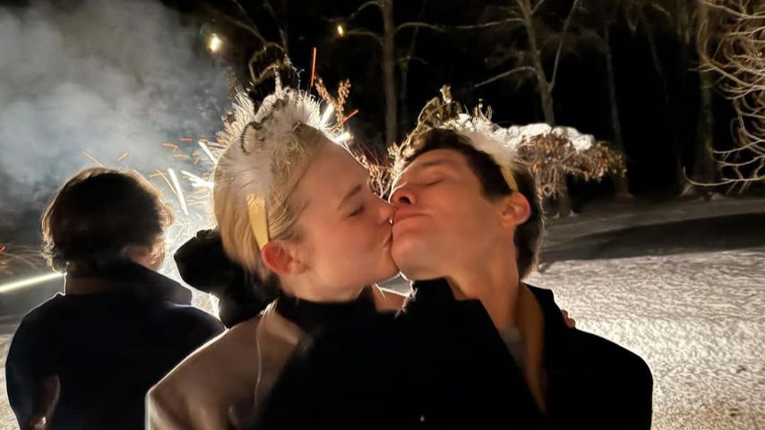 Elle Fanning und Gus Wenner.