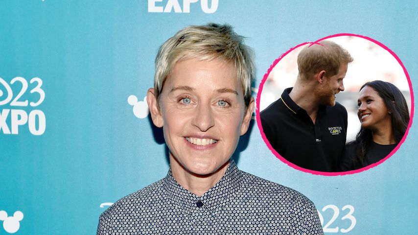 Ellen DeGeneres verteidigt Harry und Meghan nach Flug-Hate