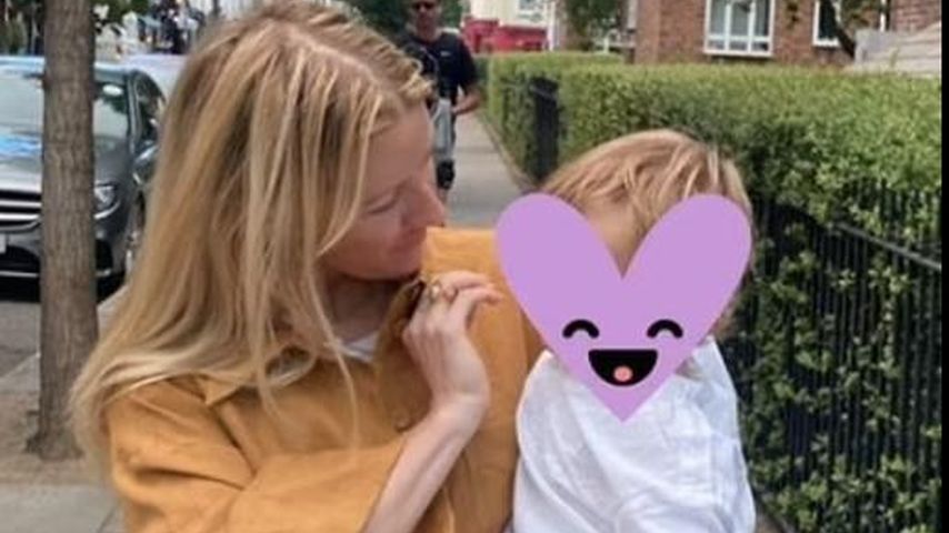 Ellie Goulding mit ihrem Sohn Arthur im Juli 2022