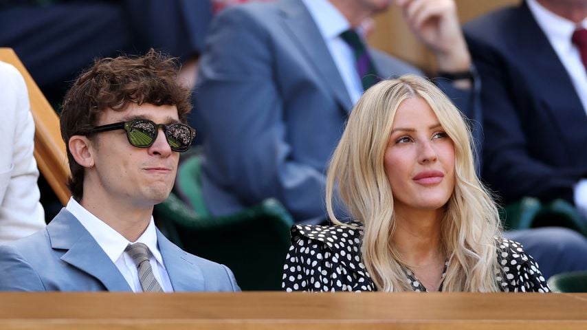 In der Royal Box von Wimbledon: Ellie Goulding und Beau Minniear