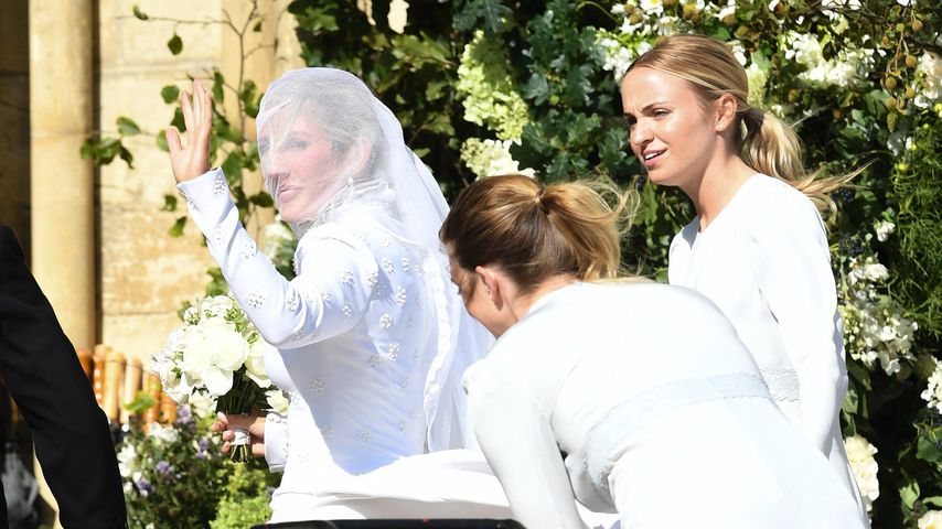 Ellie Goulding und ihre Brautjungfern in York Minster, 2019
