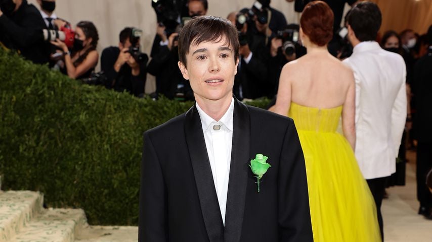 Elliot Page auf der Met Gala in NYC im September 2021