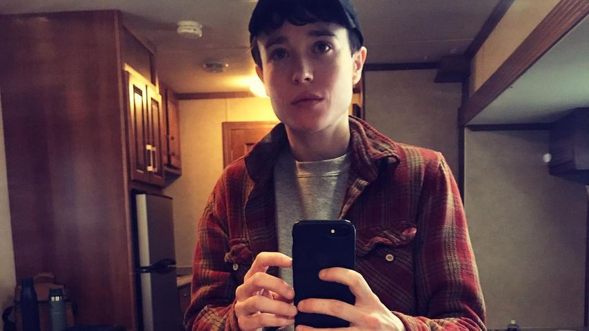 Elliot Page am Set von "The Umbrella Academy" im Mai 2020