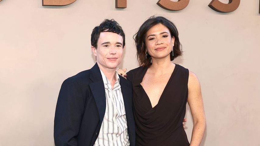 Premiere von "The Odyssey" in New York: Elliot Page und Julia Shiplett am roten Teppich