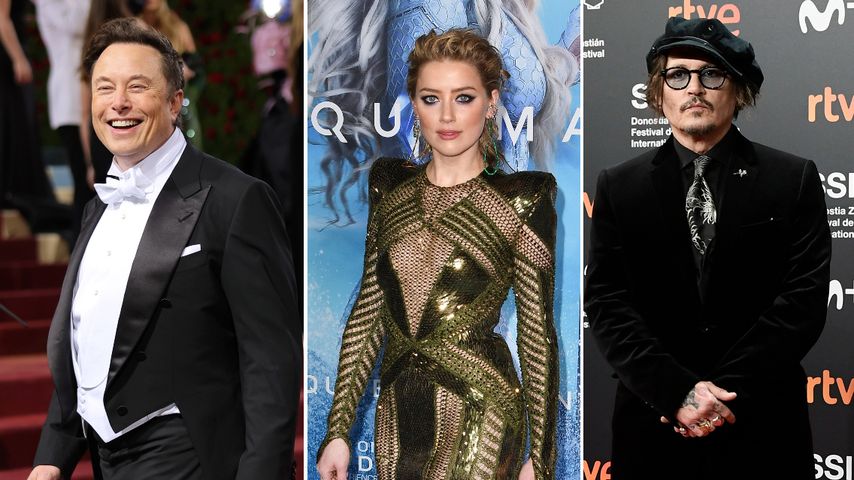 Elon Musk reagiert auf Amber Heard und Johnny Depps Prozess