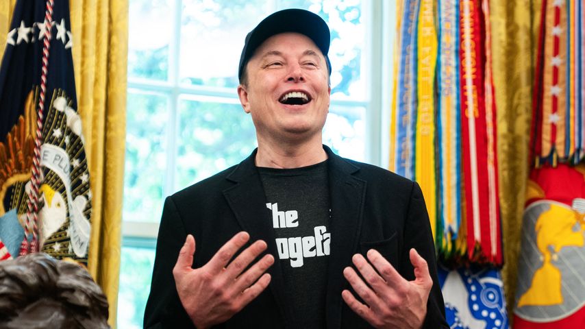 Elon Musk im Oval Office im Mai 2025