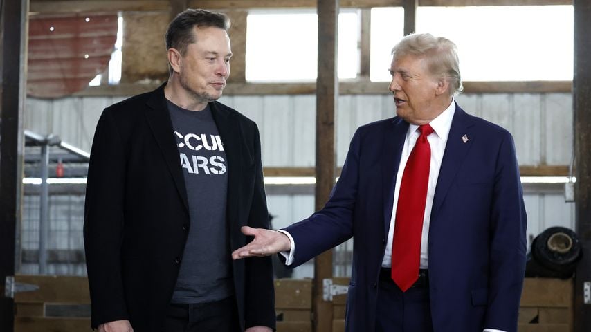 Elon Musk und Donald Trump im Oktober 2024