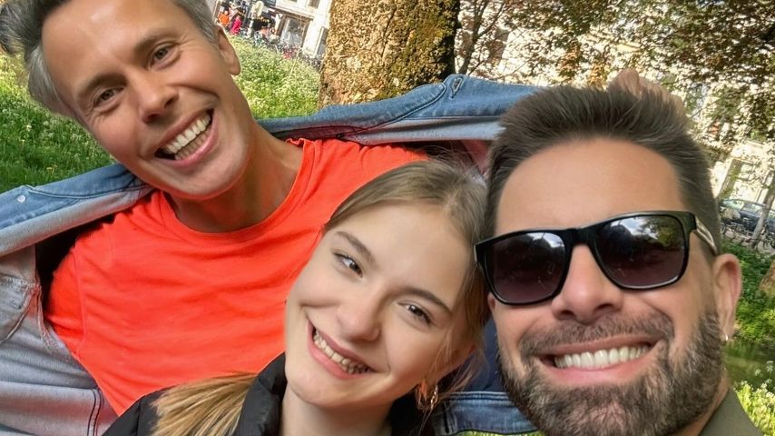 Eloy de Jong mit seiner Familie am niederländischen Königstag 2025
